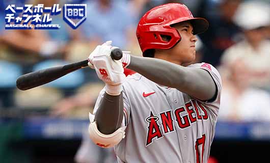第24号ホームランを放った大谷翔平