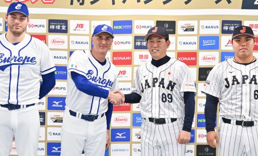侍ジャパンVS欧州代表　記者会見