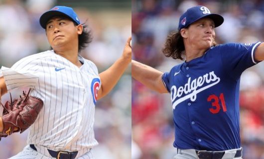 (左から)今永昇太、グラスノー