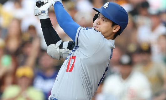 今季第27号本塁打を放ったロサンゼルス・ドジャースの大谷翔平